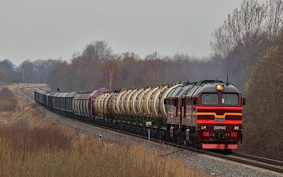 В Латвии рекордно упал объем транзитных перевозок