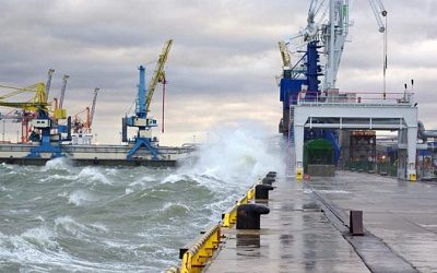 В порту Клайпеды ограничили судоходство
