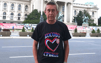 Юрий Алексеев о задержании: «поводом стала майка с надписью ''Косово – сердце Сербии''»