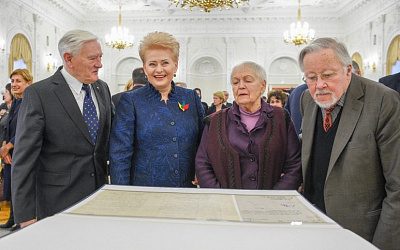 Германия передала Литве Акт независимости 1918 года