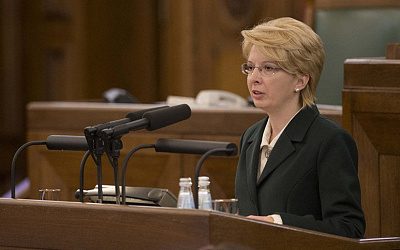 Мурниеце переизбрана спикером Сейма Латвии