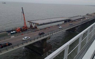 Завершена надвижка всех пролетов автодорожной части Крымского моста