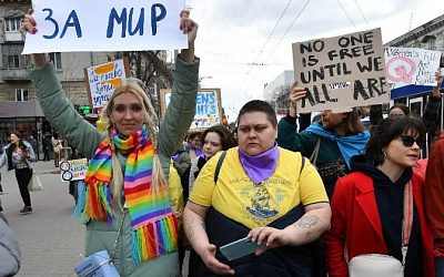 В Кишиневе прошел феминистский марш