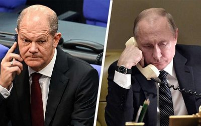 Канцлер Германии и президент России обсудили Украину