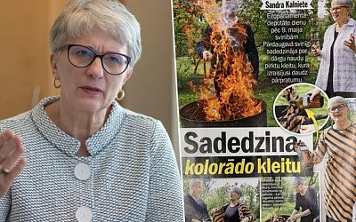 Сжегшая платье цветов георгиевской ленты европарламентарий получила украинский орден